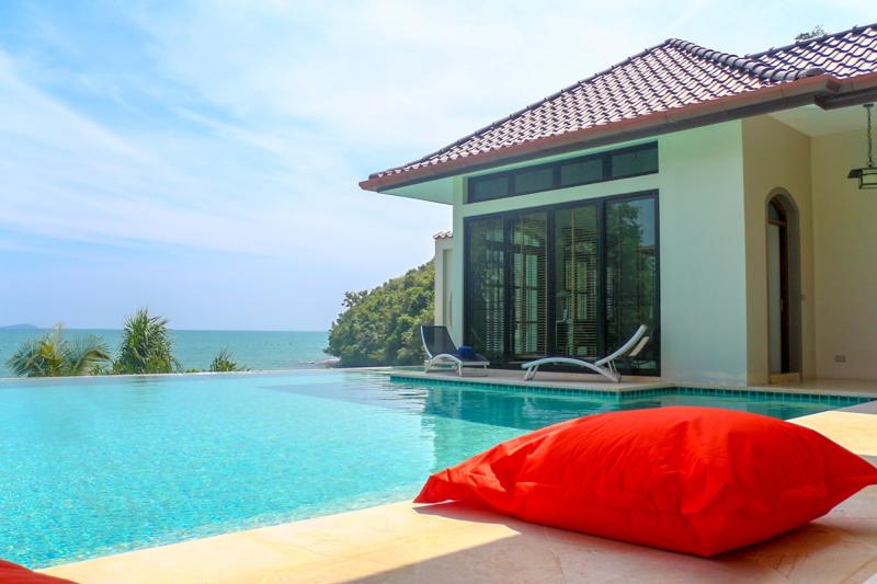 Luxury Beachfront Panoramic Private Pool Villa.