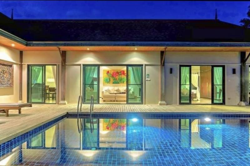 Modern private pool villa for rent in Layan.