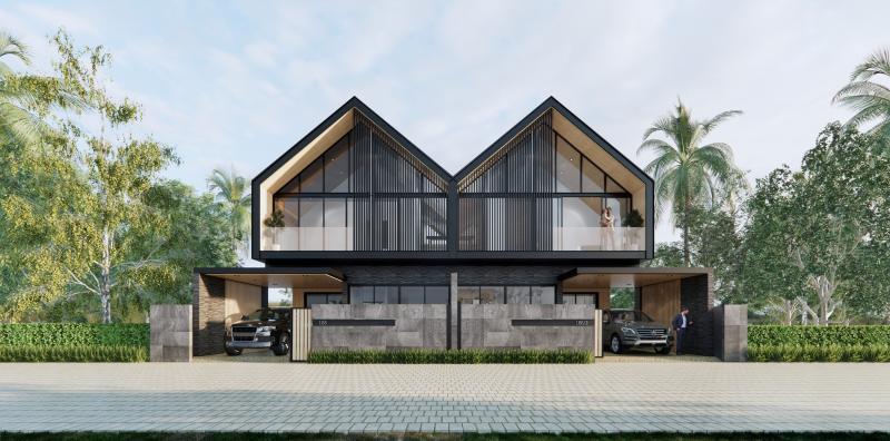 College Villas semi-detached house 3 bedrooms for sale near UWC Thailand