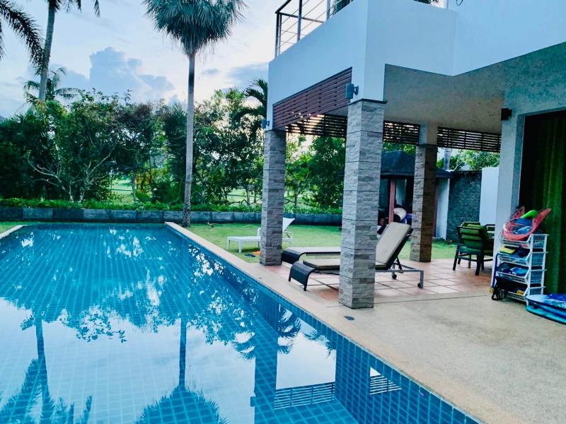 Luxury 5 bedrooms golf view pool villa for sale in Kathu Phuket